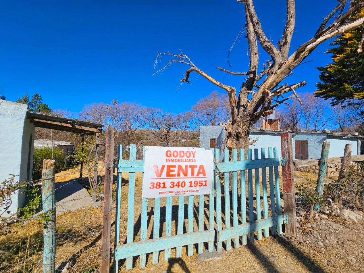 CASA EN VENTA 2 D, ASADOR, LOTE 900M2 LA OVEJERIA TAFI DEL VALLE
