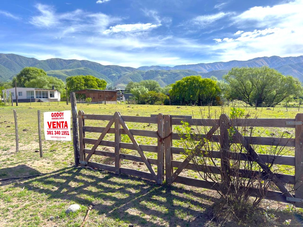 Venta Terreno 1.000 m2   En La Villa de Tafi Del Valle