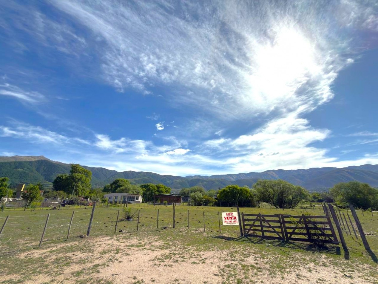 Venta Terreno 1.000 m2   En La Villa de Tafi Del Valle