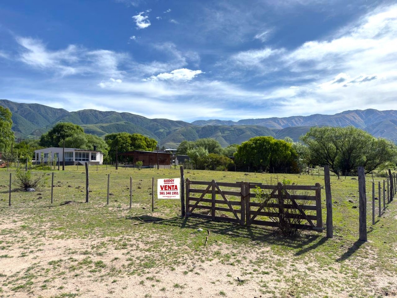 Venta Terreno 1.000 m2   En La Villa de Tafi Del Valle